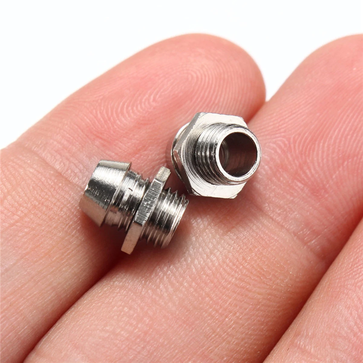10pcs/lots New 3mm Round Chrome Metal Plastic Lamp LED Emitting Diode Bezel Holder