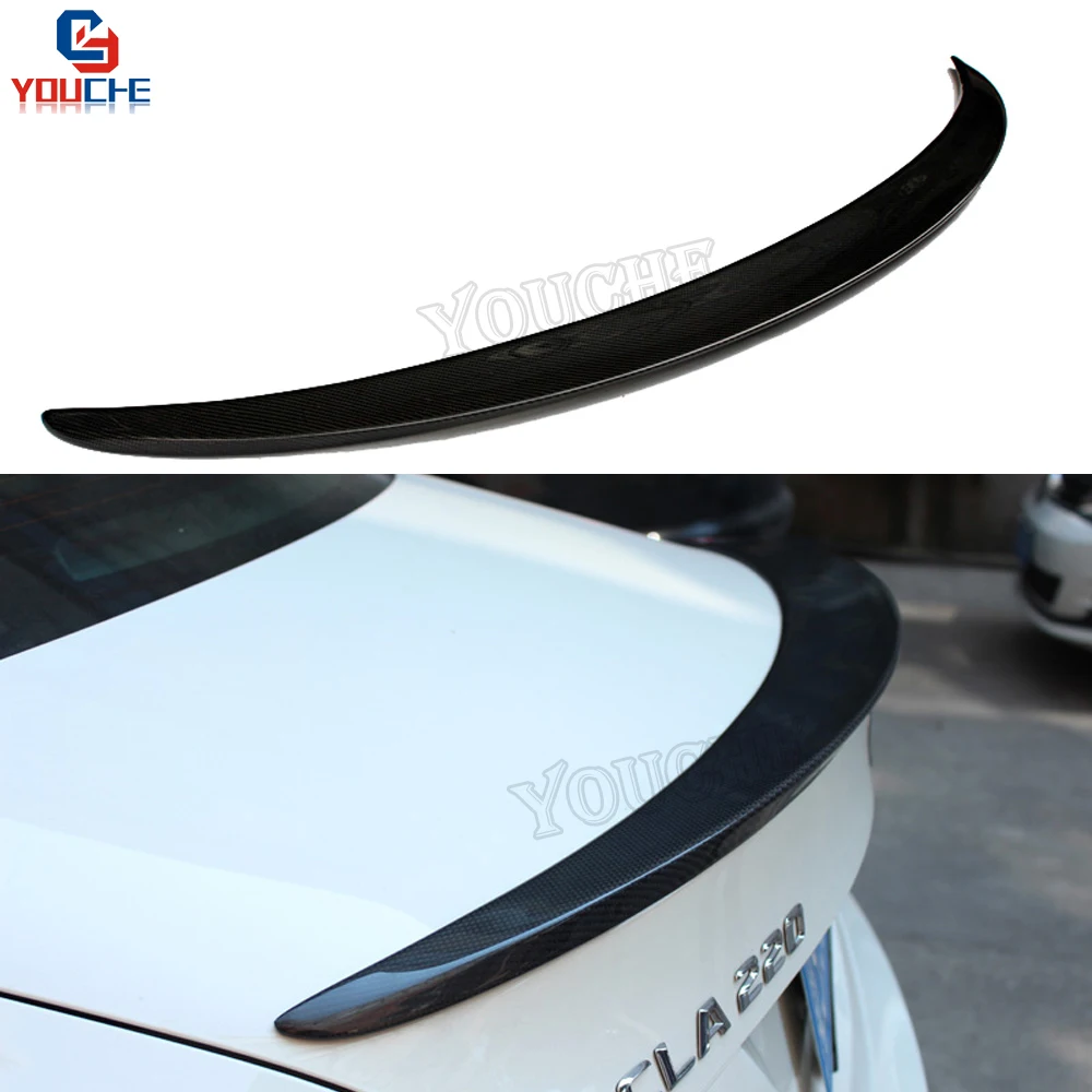 W117 Karbon Fiber Arka Spoiler bagaj Kanat Mercedes W117 CLA180 CLA 200