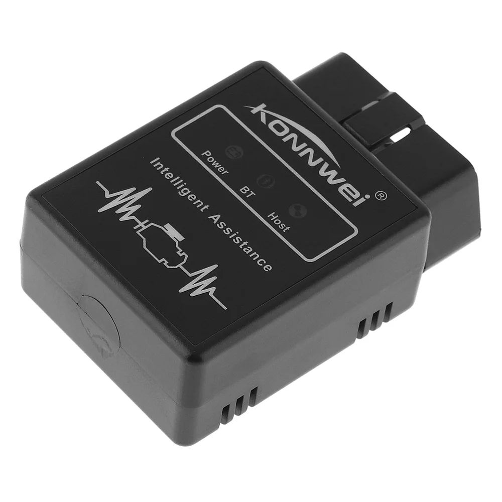 KONNWEI ELM327 V1.5 OBD2 сканер PIC18f25k80 чип ELM 327 OBD 2 Bluetooth автомобильной сканер escaner авто инструмент диагностики CC