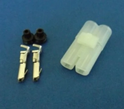 

longyue 10 Kit 2 Pin DC-090 CDI Connector with Terminals seals