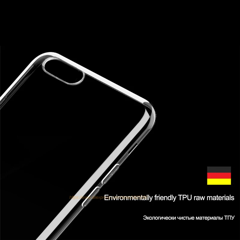 Transparent cases for iphone 6 case silicone cover for 6S iphone case luxury tpu soft cases for iphone 6s 6 plus covers coque