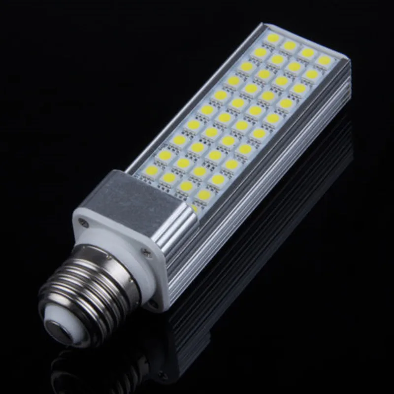 G24 Светодиодные лампы 9 Вт e27 светодиодная лампа свет SMD 5050 Spotlight 180 градусов AC85-265V горизонтальный разъем свет высокое качество 10 шт