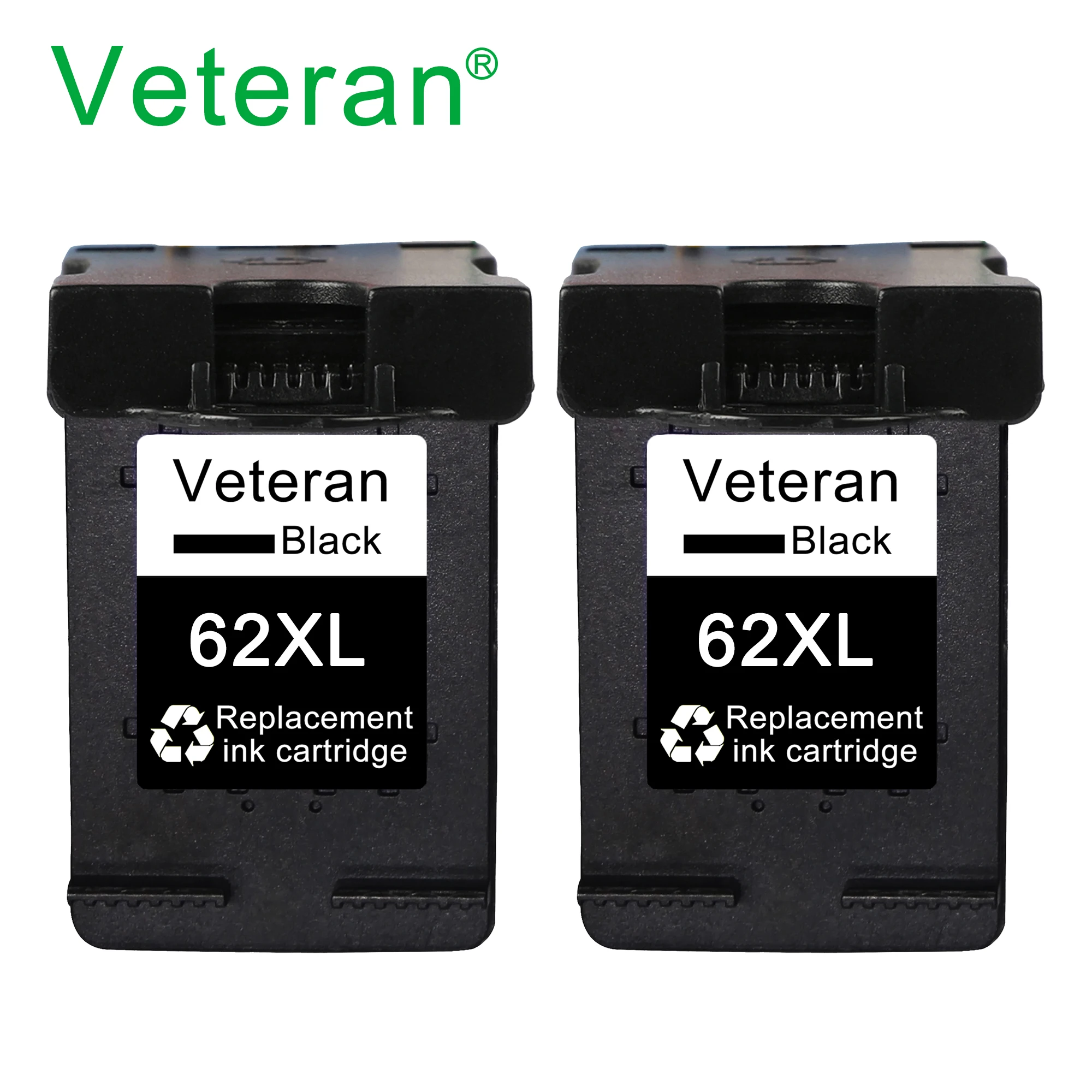 

Veteran Black 62XL Ink Cartridge for hp 62 xl hp62 cartridge for HP Envy 5640 5540 5660 OfficeJet 200 5740 5542 7640 printer