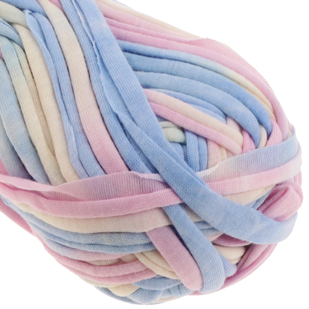 100g Soft Fabric Yarn For DIY Knitting Crochet Carpet Bags Clothing Accessories