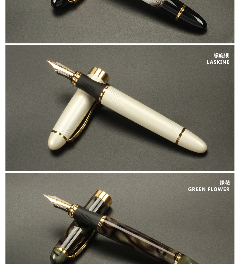 Jinhao X450 18 КГП 0,5 мм перо с широким основанием перьевая ручка для письма для офиса бизнес планирования школьные принадлежности канцелярские товары