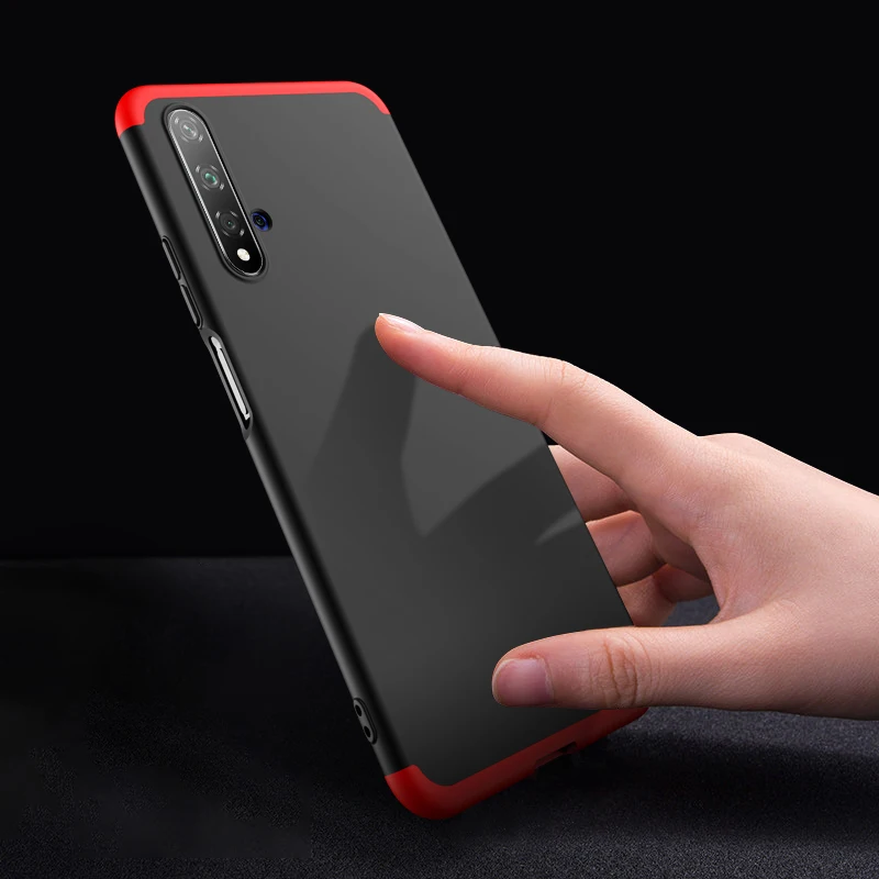 Роскошный оригинальный чехол для Huawei Honor 20 Pro полное защитное кольцо магнетизм ПК