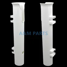 2 шт. Морской Белый одиночный держатель удочки гнездо пластик PP рыболовная стойка для лодки пара