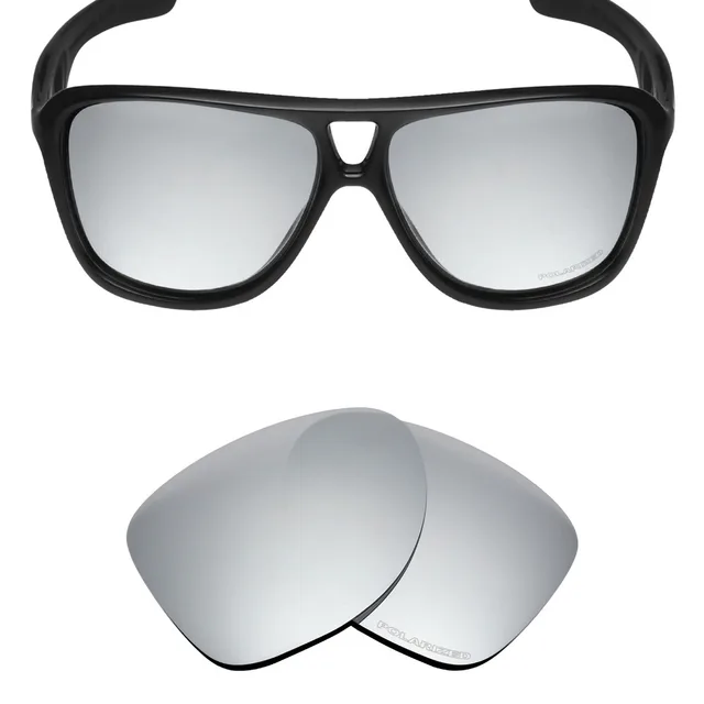 Mryok+ POLARIZED Resist SeaWater Replacement Lenses for Oakley Dispatch 2 Sunglasses Silver Titanium