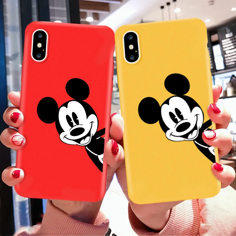 

Cute Matte Phone Case for iPhone 7 8 Plus 6 6s X XS XR Cartoon Soft TPU Case For iPhone XR XS MAX Back Cover Fundas