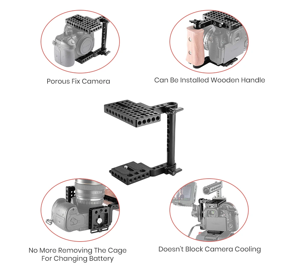 Клетка для камеры SmallRig VersaFrame для маленьких цифровых зеркальных камер для Panasonnic/sony/Canon/Nikon/Fujifilm-1658