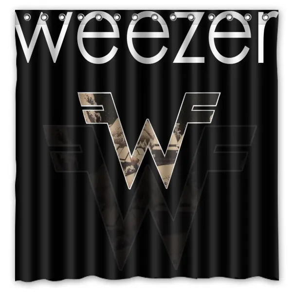 Weezer дизайнерская занавеска для душа в ванную комнату водонепроницаемая и