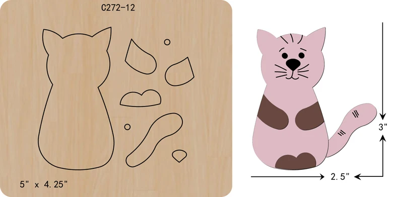 

New Wooden die Scrapbooking C-272-12 Cutting Dies