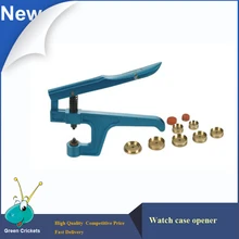 11 штампов Регулируемые часы задняя панель рамка отрегулировать пресс er более близкие плоскогубцы, часы Хрустальный пресс давления инструмент для часовщиков