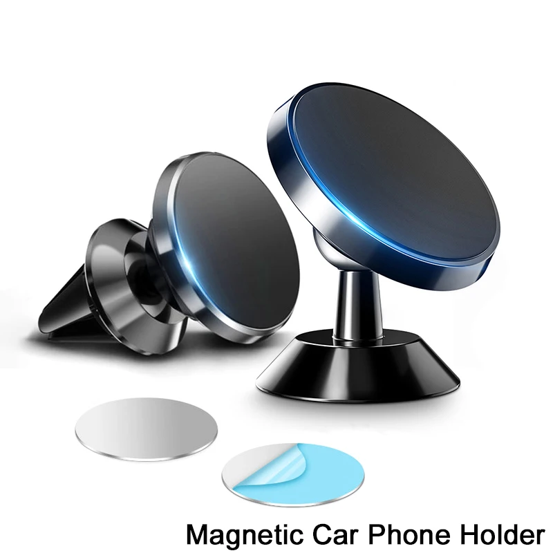 

Magnetic Car Phone Holder Air Vent Mount Stand in Car GPS Navigation Cell Mobile Smart Phone Holder For iPhone Xs Samsung Xiaomi