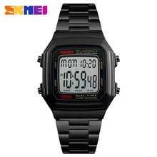 Luxury Brand SKMEI Sports Watches Countdown Electronic Digital Watch Men 30M Waterproof Outdoor LED Men Watch Relogio Masculino