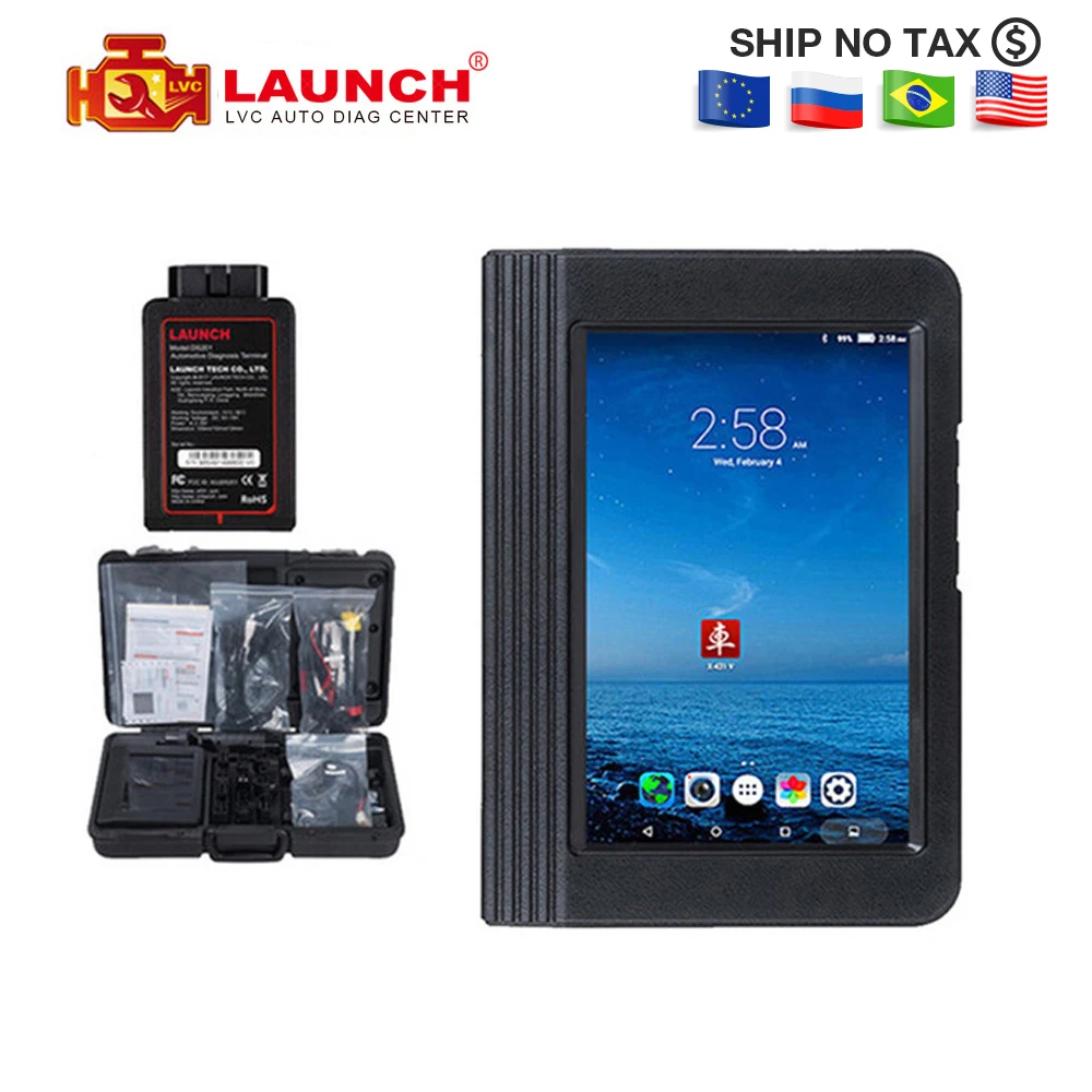 

Launch X431 V 8inch Wifi/Bluetooth Diagnosis tool Full System X-431 V auto Scanner Support Multi-Language Online Update DHL free