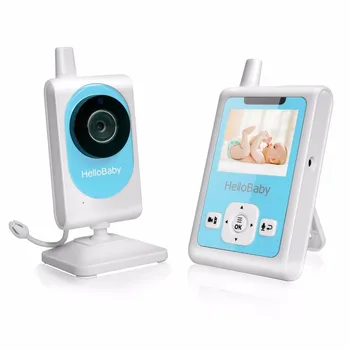 

HelloBaby HB25 Wireless Video Color Baby Monitor with Two-way Talk Audio Motion Detection & Video Recording, Night Vision Camera