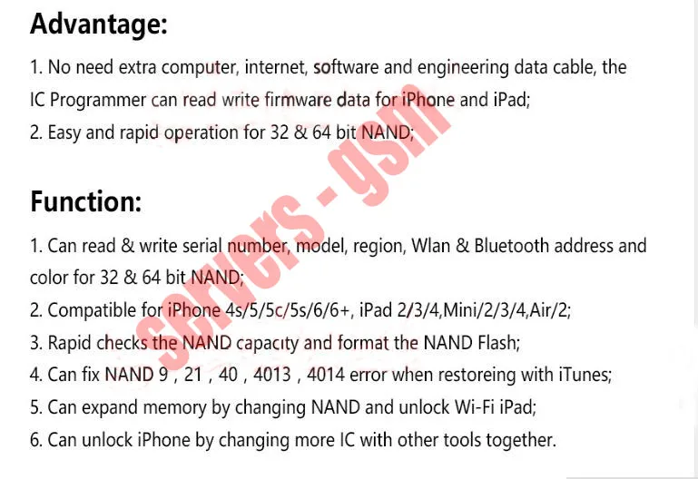 Горячая IP 32 и 64 бит NAND Flash микросхема программист инструмент исправить ремонт материнской платы HDD чип серийный номер SN модель для iPhone и iPad