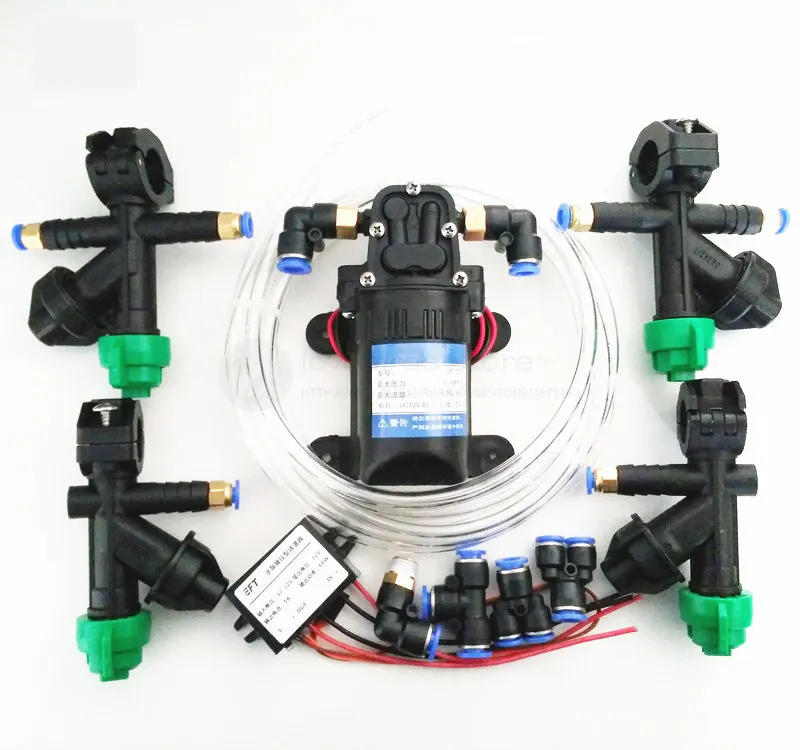 Распылитель Сделай Сам набор 12 мм трубки зажимные насадки, водяной насос, насос бак ESC, трубы для 5L/10L/16L сельского хозяйства опрыскивающий Дрон