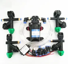 DIY sprayer kit 12mm tube clamp nozzle,Water pump, Pump buck governor, pipes for 5L/10L/15L/20L agriculture spray drone