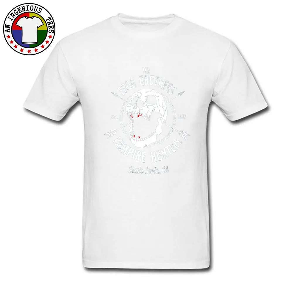 Funny Tops Shirts 2018 Fashion Crewneck Printing Short Sleeve 100% Cotton Men T-Shirt Fashionable T Shirt Free Shipping The Lost Boys The Frog Brothers 13545 white