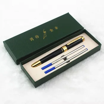 

jinhao Series Fashion Metal Clip Gel Pen with 0.5mm Writing Point Luxury Gel Pens for Student School Supplies Give two refills