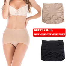 Утягивающее нижнее белье Управление штаны Для женщин живот и бедра Управление Трусы средней талии нательное белье нижнее белье подтягивающее ягодицы трусики Хип Форма
