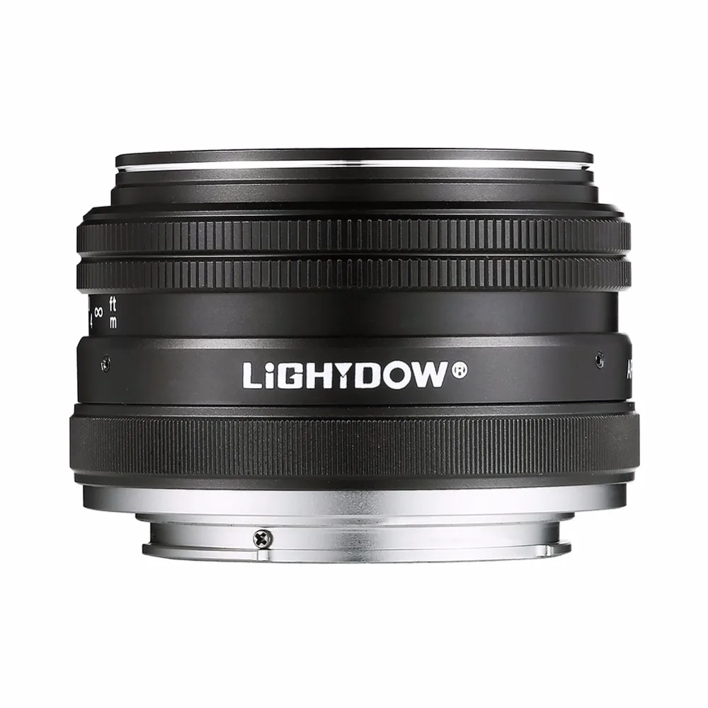 Lightdow 35 мм F1.7 с ручными настройками для видеосъемки Для sony E Mount NEX 3 3N C3 5 5N 5R 5, 6 комплектов/партия, 7 A6500 A6300 A6000 A5100 A5000 A3000 A3500