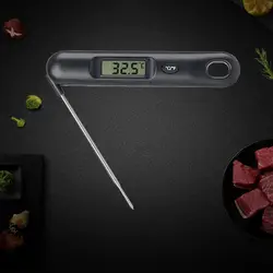 Цифровой термометр с зондом складной электронный термометр Еда барбекю мясной печной Кухня термометр для приготовления пищи воды масла