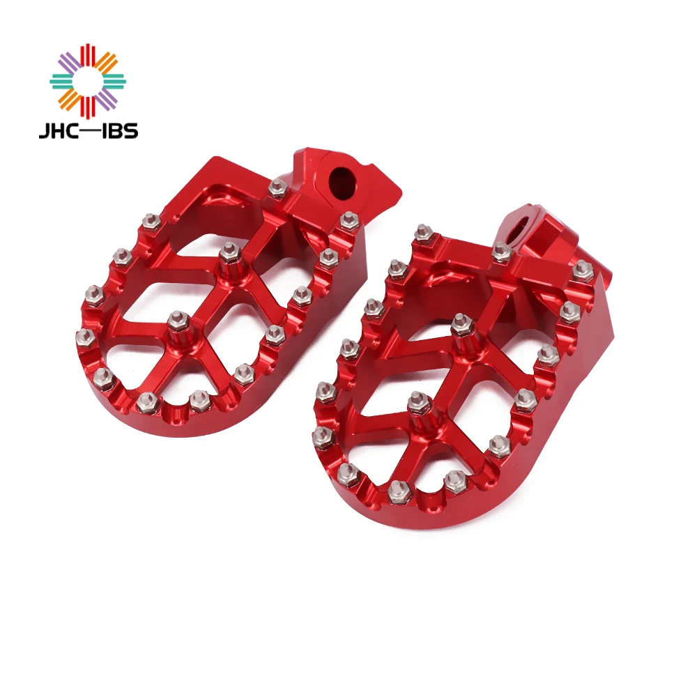 Apoio para os Pés Pedais de Alumínio da Motocicleta para Honda Footpegs Yamaha Yz125 Yz250 Wr400 yz wr cr 125 250 500 400 Cr125 Cr250 Cr500 5 Alumínio da motocicleta Para HONDA Yamaha CR125
