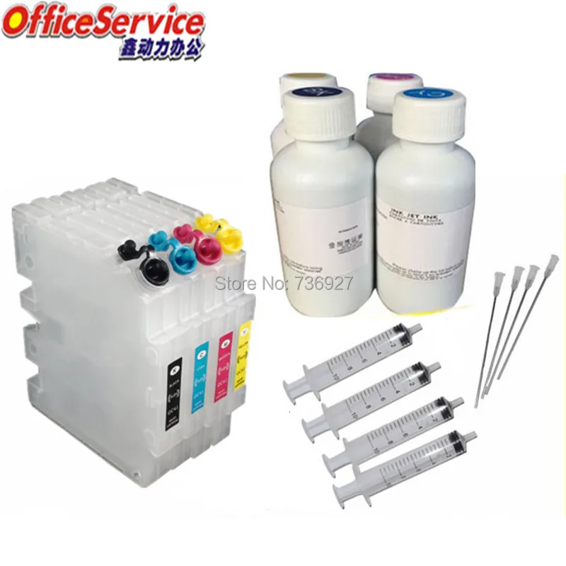 Goede GC41 Navulbare Inkt Cartridge Voor Ricoh SG3100 SG2100 SG2010L SG7100 SG3110DN SG3100SNw printer, met chip, Sublimatie inkt.