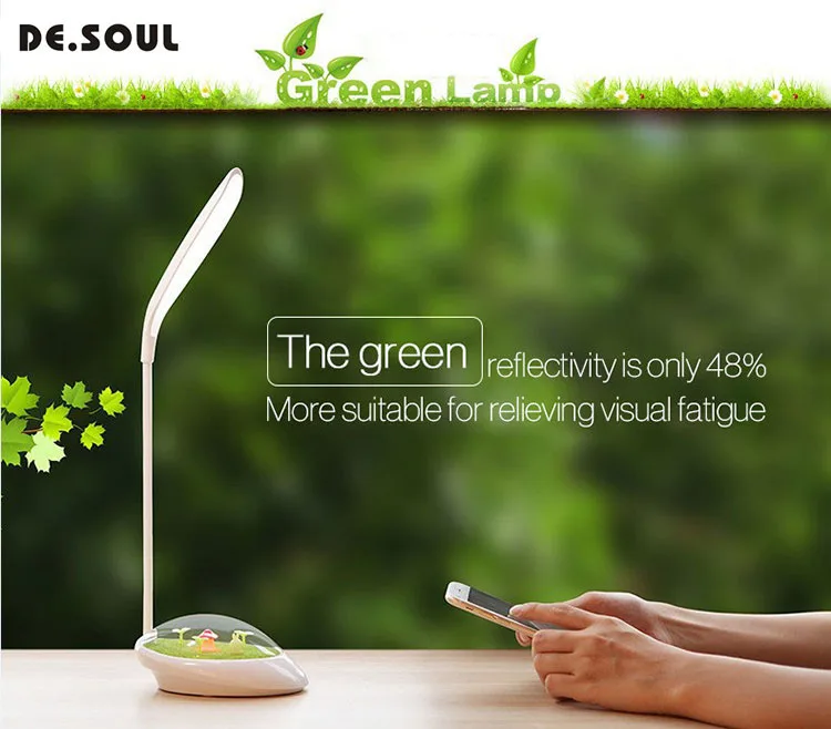 DE.SOUL Desk Lamps LED Bed Reading Book Light Desk Lamp USB Charging Table Lamp Desk Lamps Led Table Light Table Touch 3 Modes 01