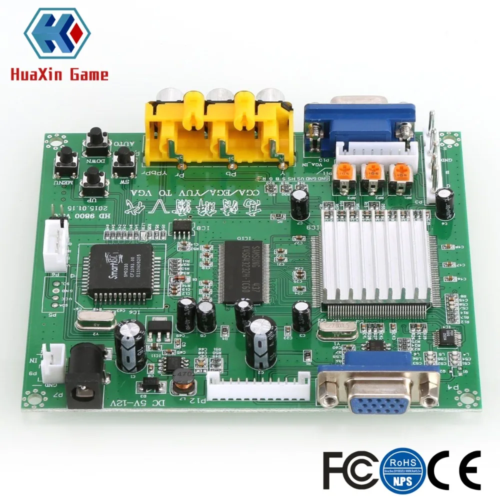 Аркадная игра RGB CGA EGA YUV К VGA HD видео конвертер Hd9800 Gbs8200