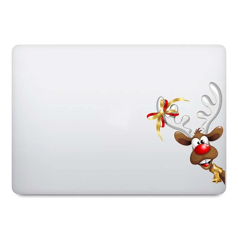 

Naughty Reindeer Cartoon Laptop Sticker for Macbook Pro Air Retina 11 12 13 15 inch HP Dell Mac Book Skin Notebook Decal Sticker