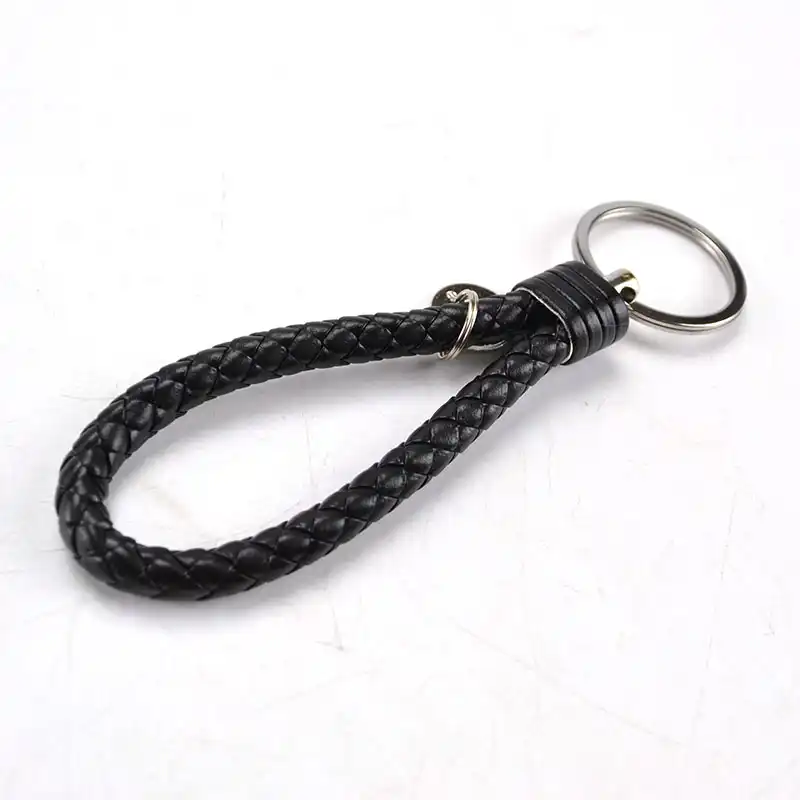 Italy Key Strap Keychain PU Leather Keyring Key Fob Pendant
