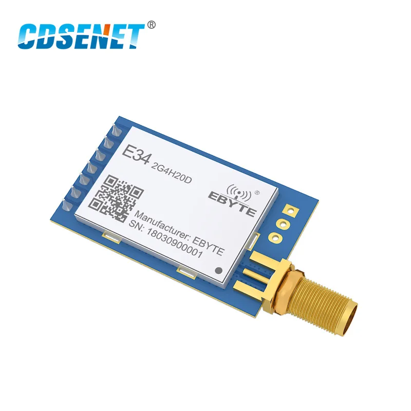 2 4 ГГц nRF24L01 PA беспроводной радиочастотный модуль CDSENET E34 2G4H20D 2500m FEC 4G приемник
