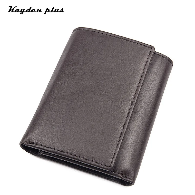 

Genuine Leather Slim Mens Wallet Women Top Layer Cowhide High Quality Wallet Carteira Masculina Men Wallets Luxury Card Holder