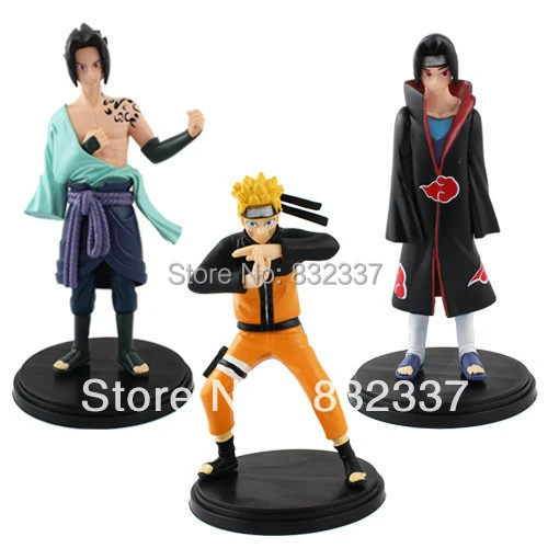 ポップ アニメ漫画ナルト イタチ うち は サスケ 3 ピース セット アクション フィギュア送料無料 Naruto Sasuke Uchiha Cosplay Figure Decorationnaruto Adults Aliexpress