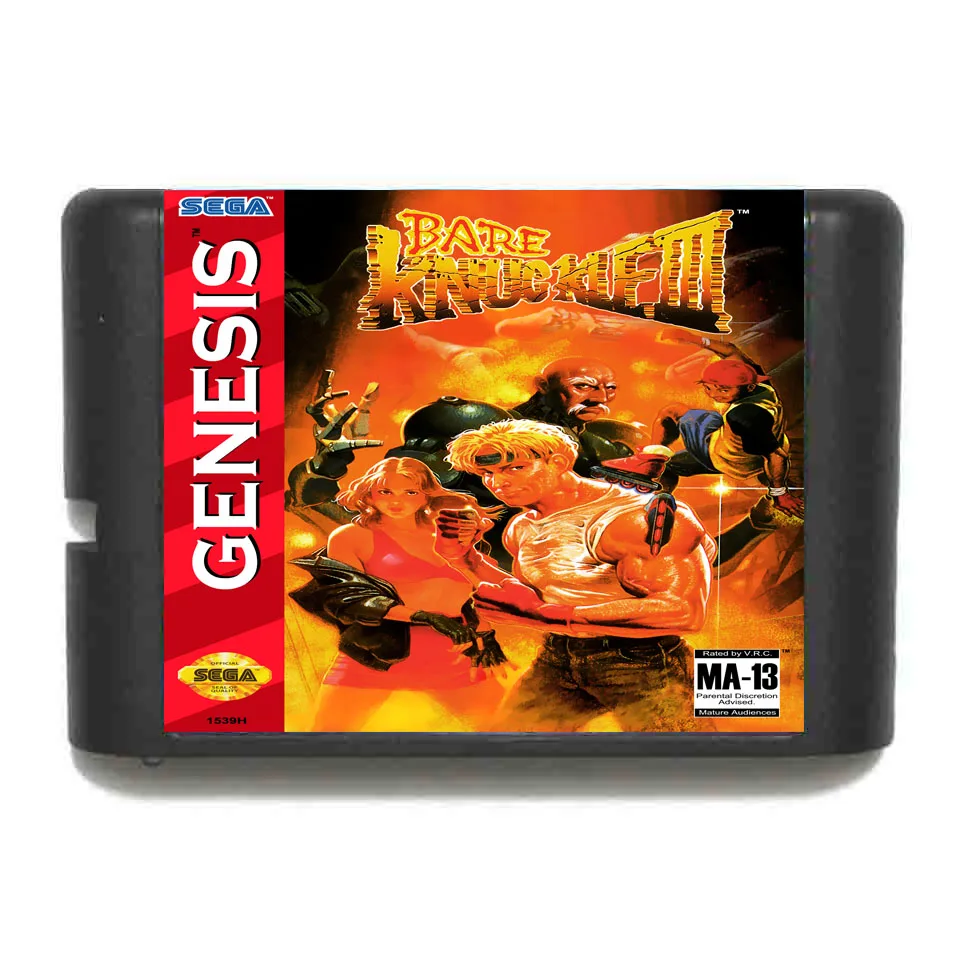 

Bare Knuckle III 16 bit SEGA MD Game Card For Sega Mega Drive For Genesis