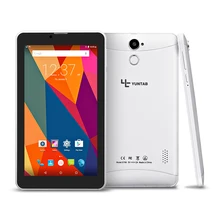 Yuntab Nueva 7 ”E706 GPS Android Tablet Quad Core Capacitiva pantalla de 1024*600 con Doble Cámara 1 GB + 8 GB soporte de tarjeta SIM de la tableta PC