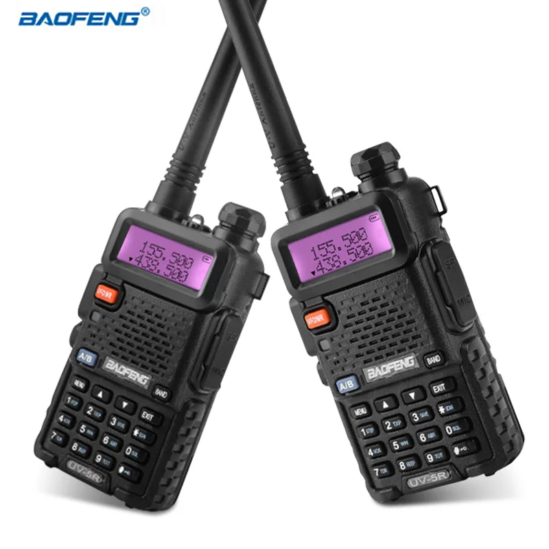 BAOFENG UV 5R Walkie Talkie Профессиональный CB радио Портативный трансивер 10 км УКВ ручной УФ