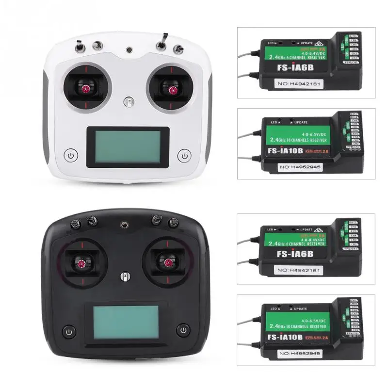 

2.4G 10CH FS-i6S Transmitter & FS-iA6B or FS-iA10B Receiver Holder RC Combo Accessory for Quadcopter Capacitive touch RC Part