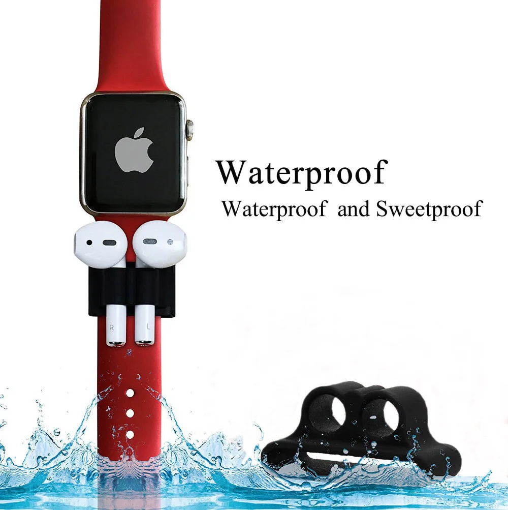 Pack of 7 Accessories Silicone Protective Cover Pouch Case& Anti Lost Strap & Ear Cover Hooks for Apple AirPods Case 4