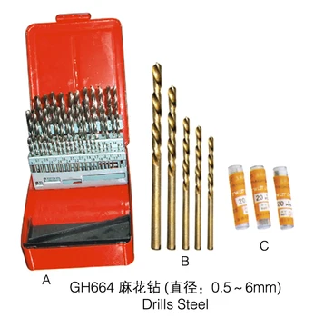 

Drills Steel,drilling pin, drilling needle 40pcs/set size 3.1-3.5 mm