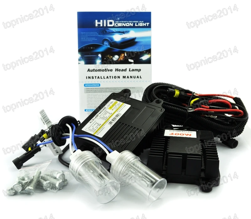 1set High Quality 800/881/H27 100W Waterproof Car HID Kit Bulbs Light
