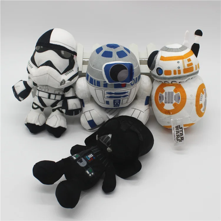 1 штука 15 20 см Звездные войны BB 8 R2 D2 Дарт Вейдер имперский Штурмовик плюшевые