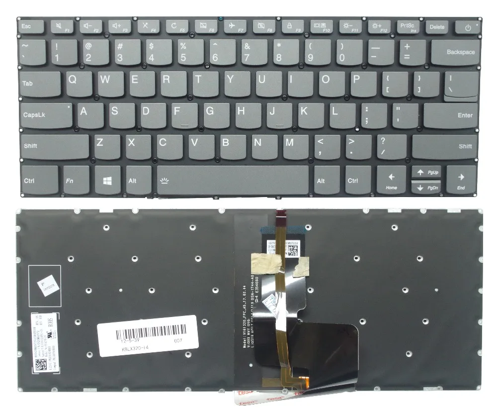 GZEELE новая американская клавиатура для LENOVO IdeaPad 320-14ISK 320S-14IKB 320S-14IKBR 120S-14IAP 520-14IKB 7000-14 320-14 с подсветкой