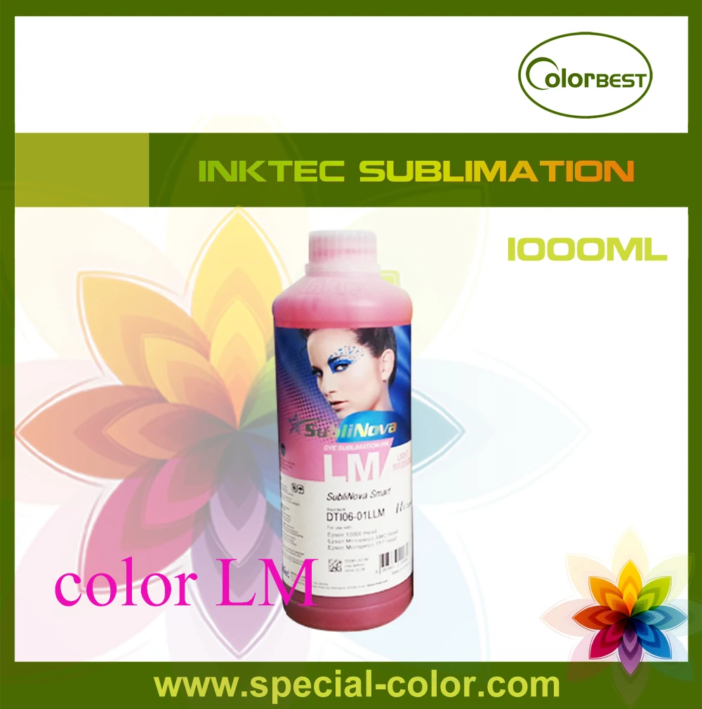 

Color LM Korea Sublimation Ink Inktec SubliNova Bottle Ink for Roland/Mimaki/Mutoh/Epson