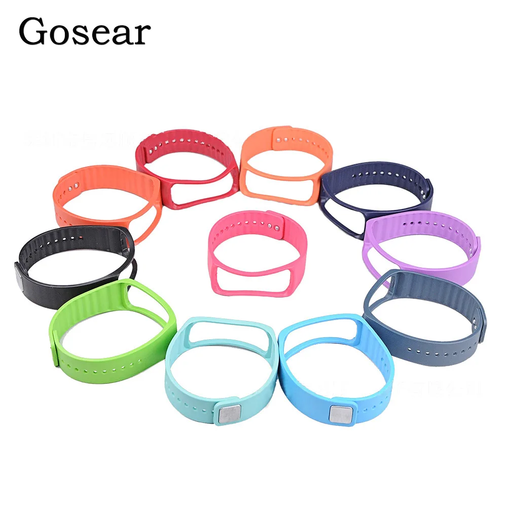 Gosear 2pcs TPU Replacement Watchband Watch Wrist Band Banda Strap for Samsung Galaxy Gear Fit R350 R 350 Smart Accessory | Электроника