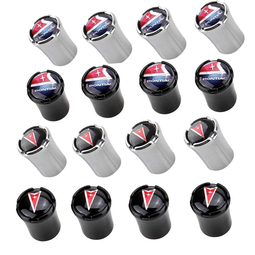 Pontiac Trans Am Black Logo Black Tire Stem Valve Caps Pontiac Trans Am Black Logo Black Tire Stem Valve Caps